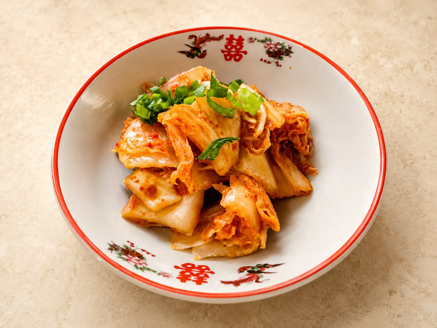 Korean Spicy Kimchi at Kung Fu Noodle, a Chinese Noodle Restaurant in Natick