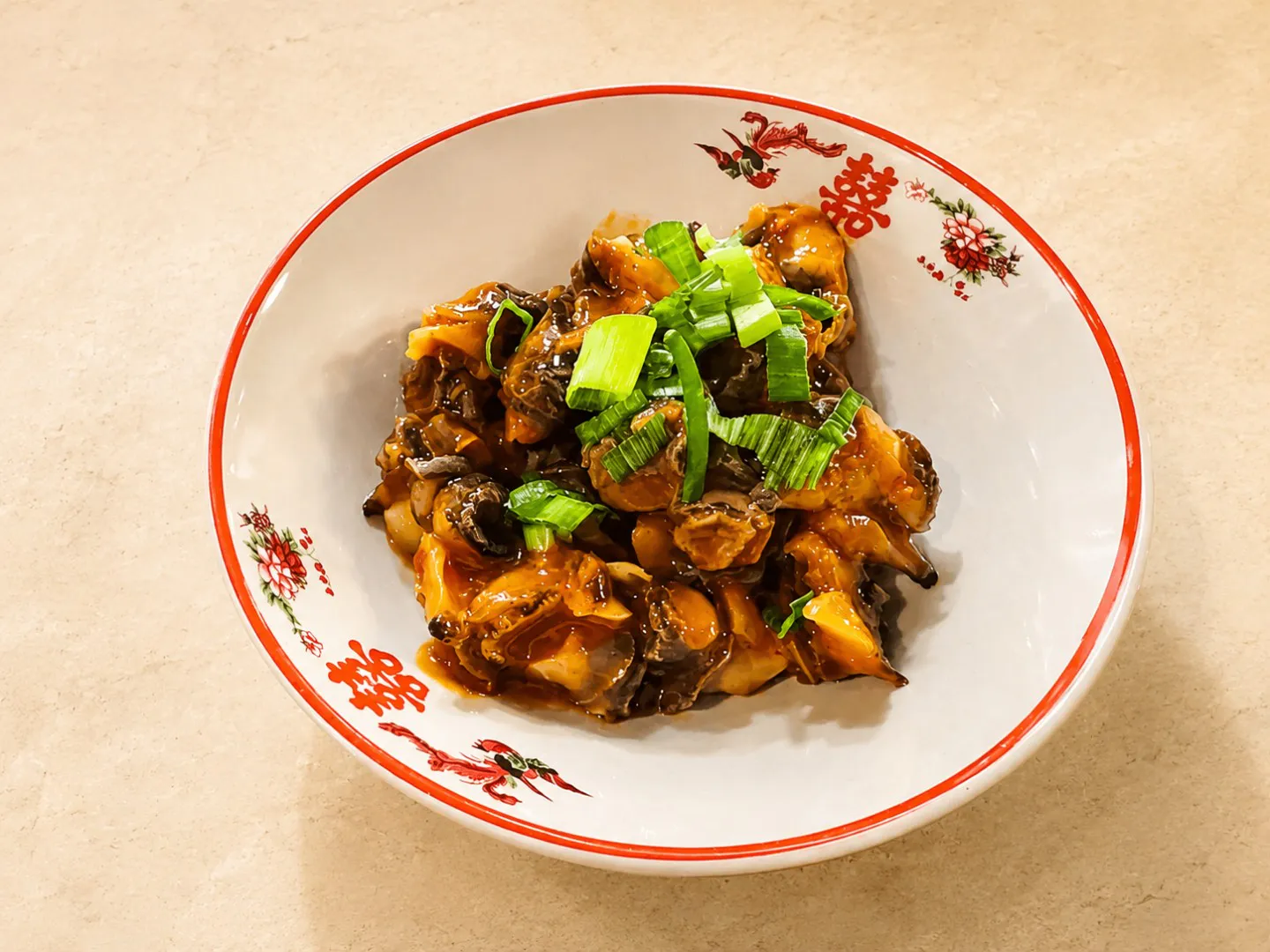Whelk with Kimchee Sauce at Kung Fu Noodle, a Chinese Noodle Restaurant in Natick